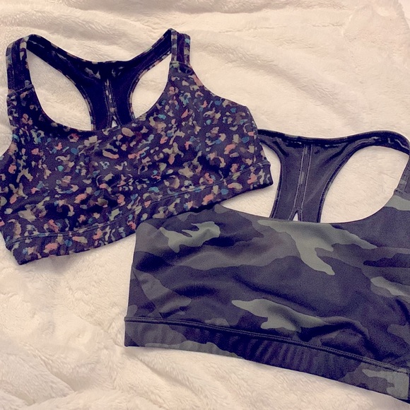 Athleta Tops - 2 Athleta Contender Racerback sports bras size Med